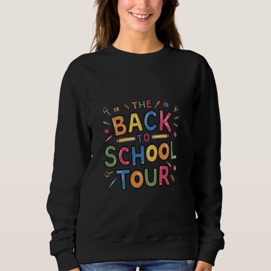 Grappig Back to School Tour voor Leraar Student WE Trui (Voorkant)