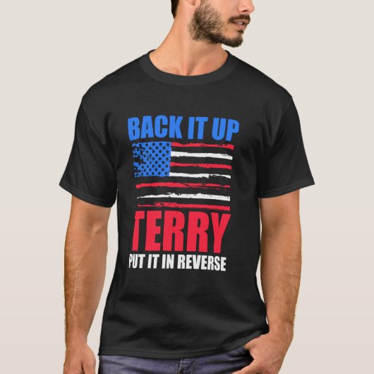 Grappig back-up Terry zette het in omgekeerde, 4e T-shirt (Voorkant)