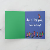 Grappig Bacon Verjaardag Kaart Gift (Binnen)