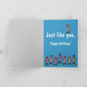 Grappig Bacon Verjaardag Kaart Gift (Binnen)