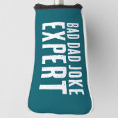 Grappig Bad Dad Joke Expert BOLD TYPOGRAFIE Golfheadcover (Draai 90)
