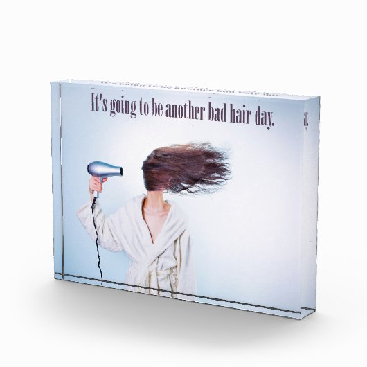 Grappig Bad Hair Dag fotoblok (Rechts)
