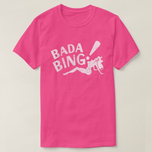  Grappig Bada Sarcastisch Bing Retro Sexy Meisje T-shirt (Design voorkant)