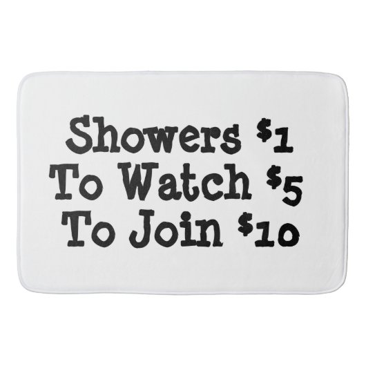 Grappig badmat (Voorkant)