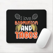 Grappig badminton cadeau-idee voor badmintonspeler muismat (Met muis)