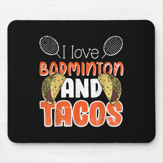 Grappig badminton cadeau-idee voor badmintonspeler muismat (Voorkant)