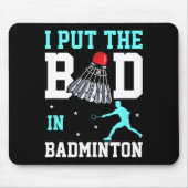 Grappig Badminton Design - Ich Bin Das Bad In Badm Muismat (Voorkant)