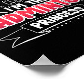 Grappig Badminton Gift Idee voor Badminton speler Poster (Hoek)