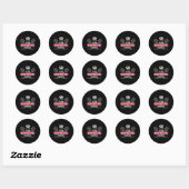 Grappig Badminton Gift Idee voor Badminton speler Ronde Sticker (Vel)