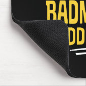 Grappig Badminton Gift - Ik hou van mijn verslavin Muismat (Hoek)