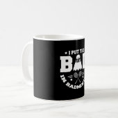 Grappig Badminton Pun Kleding Gift Koffiemok (Voorkant links)