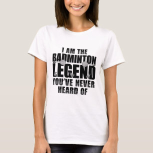 Grappig Badminton Shirt Mannen Vrouwen Badminton S