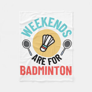 Grappig Badminton Shirt Mannen Vrouwen Badminton S Fleece Deken