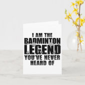 Grappig badmintonshirt mannen vrouwen badmintonspe kaart (Gele Bloem)