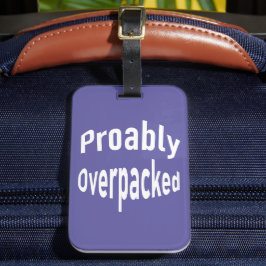 Grappig Bagagelabel