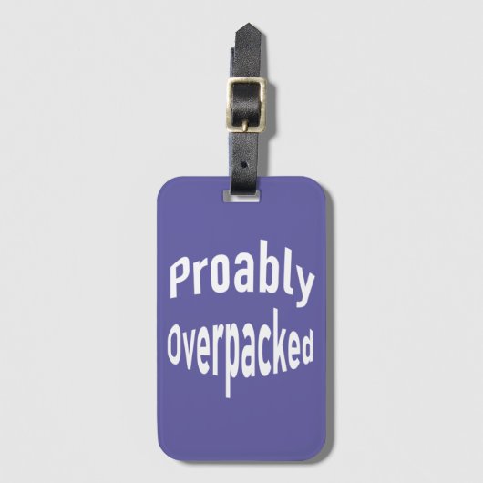 Grappig Bagagelabel (Voorkant (verticaal))