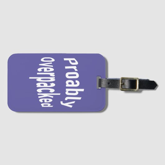 Grappig Bagagelabel (Voorkant (horizontaal))
