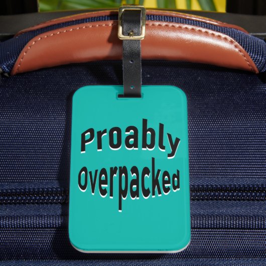 Grappig Bagagelabel (Voorkant Insitu 2)
