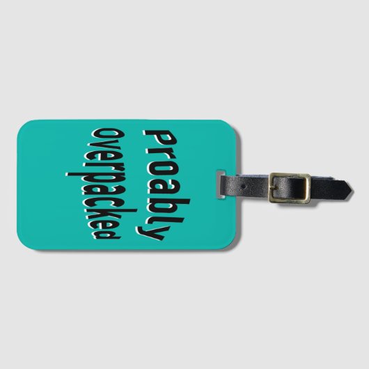 Grappig Bagagelabel (Voorkant (horizontaal))
