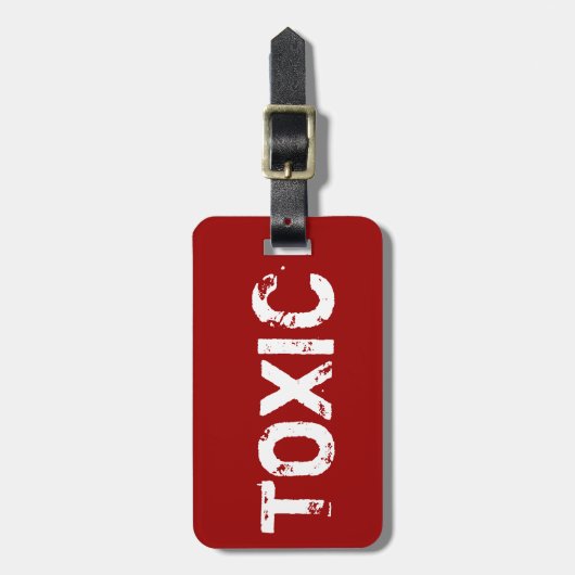 Grappig bagagelabel voor tassen en koffers | Gifti (Voorkant verticaal)