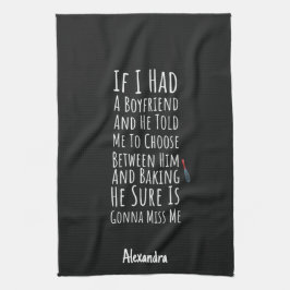 Grappig bakgeschenk voor haar tiener meisjes vrouw theedoek