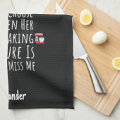 Grappig bakgeschenk voor hem tienerjongens mannen theedoek (Quarter Fold)