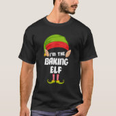 Grappig bakken elf bijpassende familie groep PJ Ke T-shirt (Voorkant)
