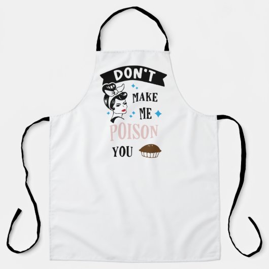 Grappig bakken schort (Voorkant)