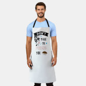 Grappig bakken schort (Gedragen)