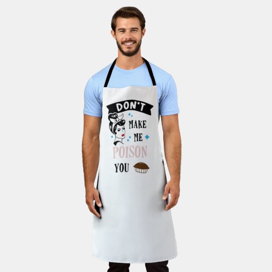 Grappig bakken schort (Gedragen)