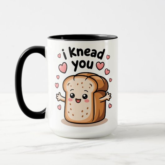 Grappig Bakkerij Lover Gift Schattige Kawaii 'I Kn Mok (Links)