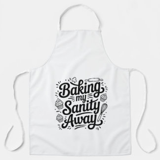 Grappig Bakmoeder Schort – Mijn Sanity Weg Bakken