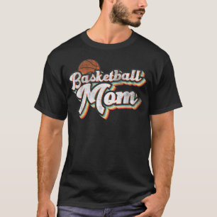Grappig Bal Moeder Sport Familie Basketbal Mama T- T-shirt