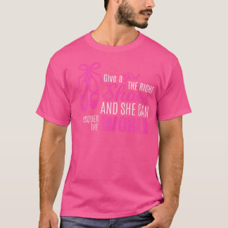 Grappig Ballet Pointe Schoen Roze Quote voor Danse T-shirt