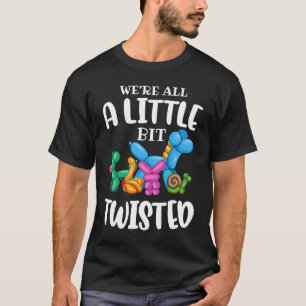 Grappig ballondierlijk artiestWe zijn allemaal een T-shirt
