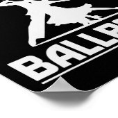 Grappig Ballroom Dancing Design voor Ballroom Danc Poster (Hoek)