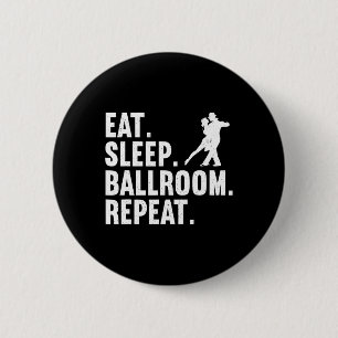 Grappig Ballroom Ontwerp Voor Mannen Vrouwen Dans Ronde Button 5,7 Cm