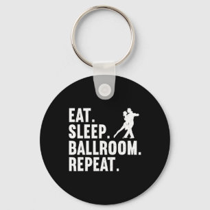 Grappig Ballroom Ontwerp Voor Mannen Vrouwen Dans  Sleutelhanger