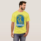 Grappig Banaan Fruit Label Instant Halloween Kostu T-shirt (Voorkant volledig)