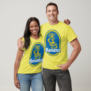 Grappig Banaan Fruit Label Instant Halloween Kostu T-shirt