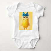 Grappig banaan karakter romper (Voorkant)