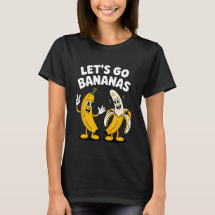 Grappig banaan kostuum voor mannen vrouwen kindere t-shirt