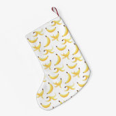 Grappig Banaan Pun Party patroon kleurrijk - bewer Kleine Kerstsok (Achterkant (Hangend))