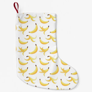 Grappig Banaan Pun Party patroon kleurrijk - bewer Kleine Kerstsok