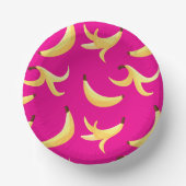 Grappig Banaan Pun Party patroon kleurrijk - bewer Papieren Kommen (Voorkant)