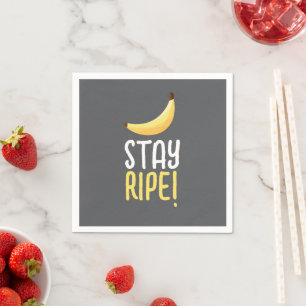 Grappig Banaan Pun Party patroon kleurrijk - bewer Servet