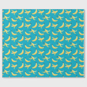 Grappig Banaan Woordspeling Feest patroon kleurrij Cadeaupapier (Vlak)