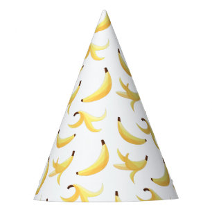 Grappig Banaan Woordspeling Feest patroon kleurrij Feesthoedjes