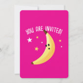Grappig Banaan Woordspeling Feest patroon kleurrij Kaart (Voorkant)