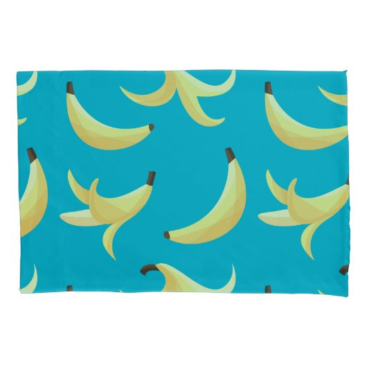 Grappig Banaan Woordspeling Feest patroon kleurrij Kussensloop (Voorkant-Links)